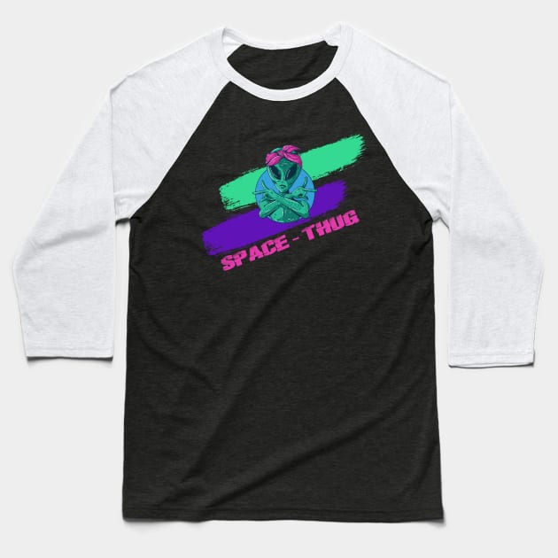 SPACE THUG Baseball T-Shirt by Bear Company